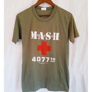 Vintage Single Stitch MASH 4077th 1981 T-shirt Original Twenith Century-Fox Film
